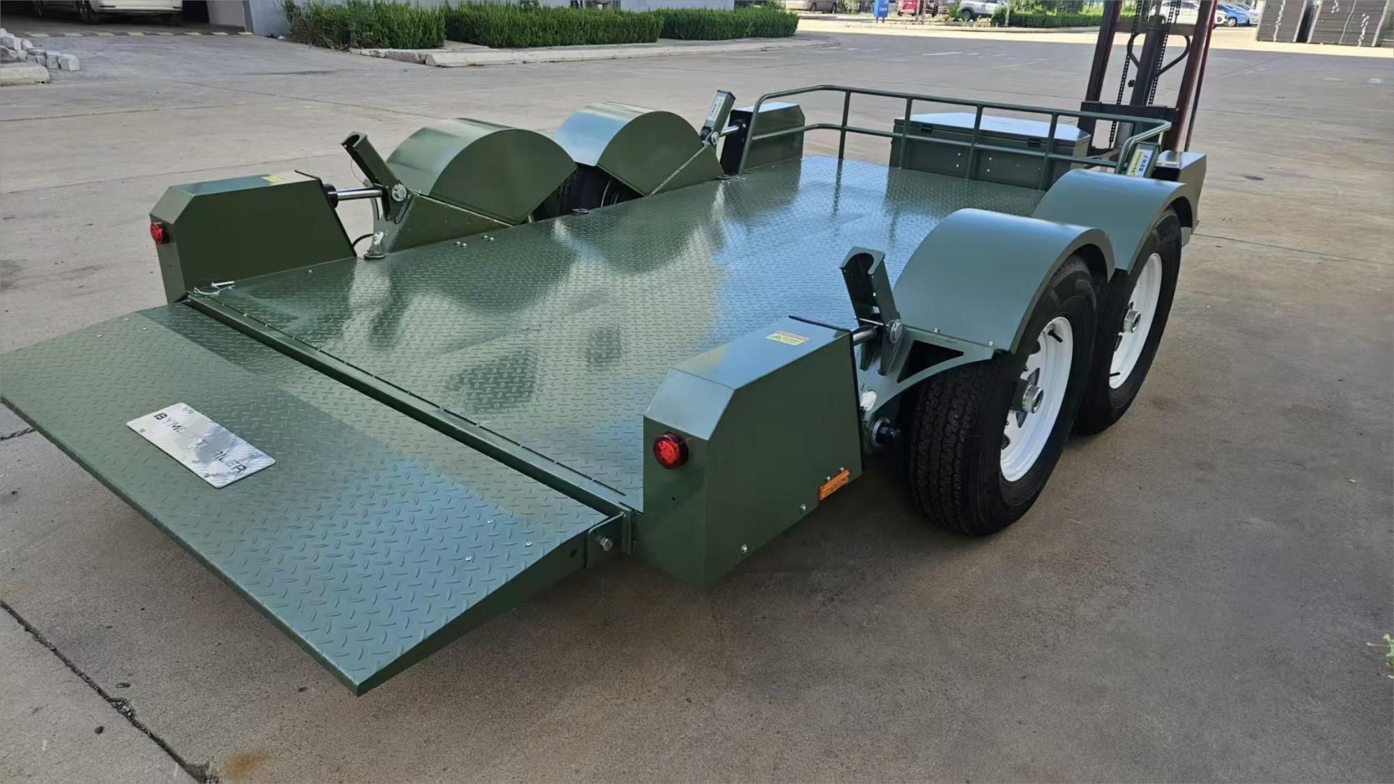 OEM 5-Ton Dual-Axle Hydraulic Lifting Trailer: China’s Premier Heavy-Duty Hauling Solution